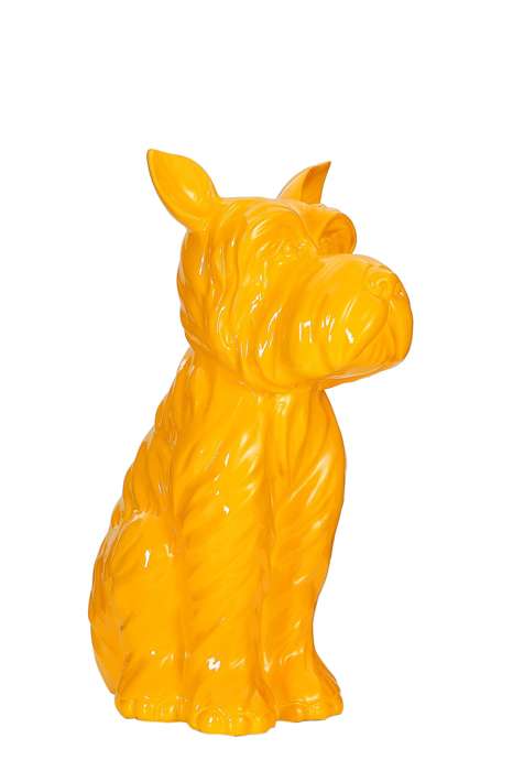 Sculptuur Terrier I 120 geel
