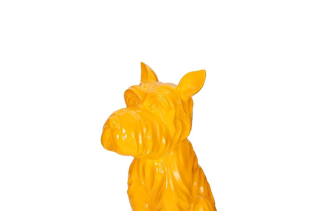 Sculptuur Terrier I 120 geel - Afbeelding 3