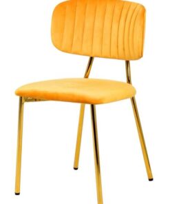Alternative view of Kian 125 chair set of 2 light orange