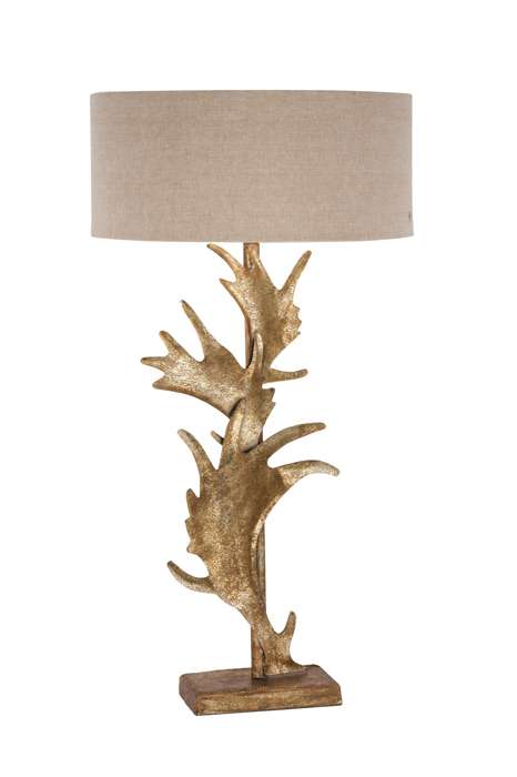 Tafellamp Winter Art L burnished goud