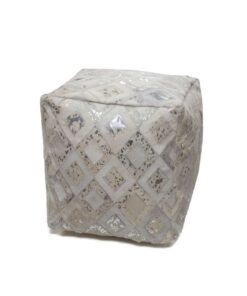 Spark poef 110 grijs / Silber 45cm x 45cm