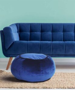 Alternative view of Pouf Taj Mahal 325 blue