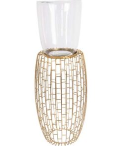 Candle Holder Malibu 825 gold