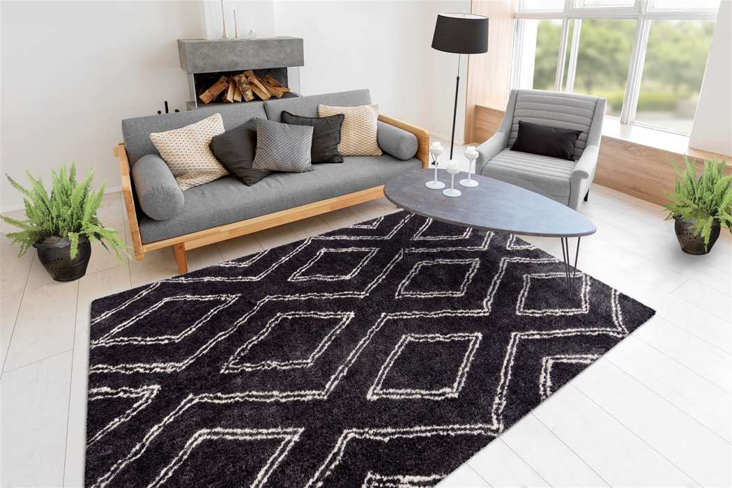 Orlando 225 antraciet 160x230cm - Afbeelding 2