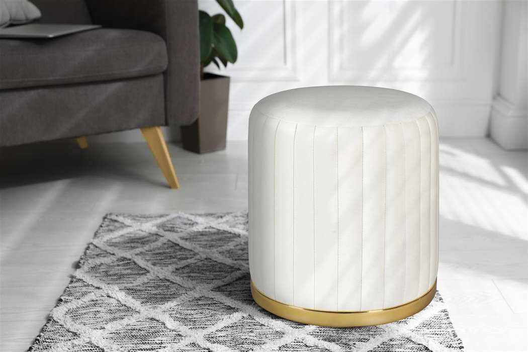 Stool Doric 125 Ivory / Gold - Afbeelding 3