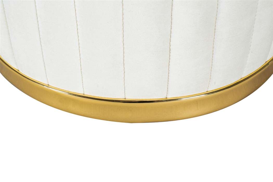Stool Doric 125 Ivory / Gold - Afbeelding 4