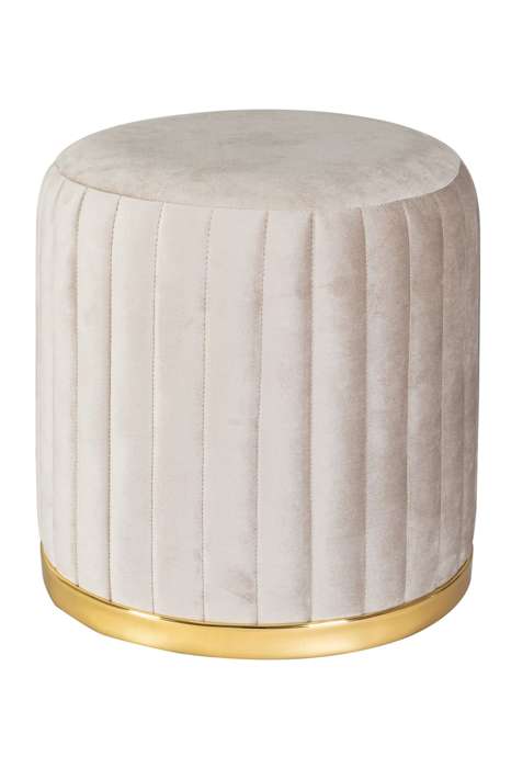 Stool Doric 125 Taupe / Gold - Afbeelding 2