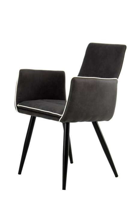 Chair Penelope set 2 black/white