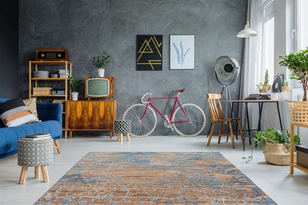 Blaze 600 blauw/beige 195x290cm - Afbeelding 2