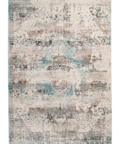 Anouk 325 taupe/turquoise 80x150cm