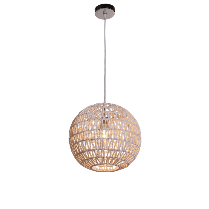 Hanglamp Luca 30cm wit