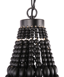 Hanging lamp Danilo 30 cm black