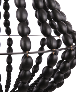 Alternative view of Hanging lamp Danilo 30 cm black