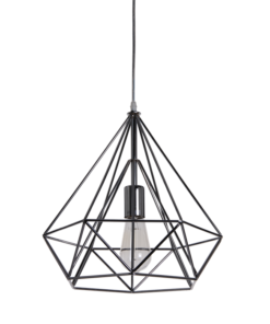 Alternative view of Hanging lamp Scandinavian 50cm shiny chrome