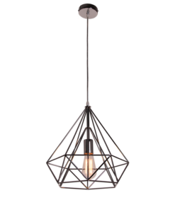 Hanging lamp Scandinavian 50cm nickel satin