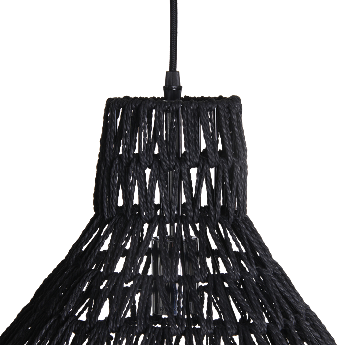 Hanglamp Lauri 50cm zwart - Afbeelding 2