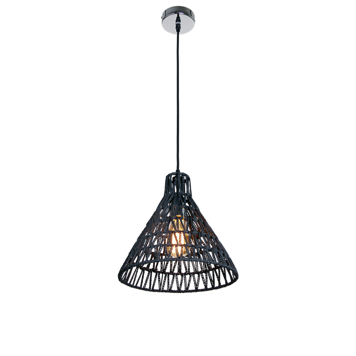 Hanglamp Lauri 30cm zwart