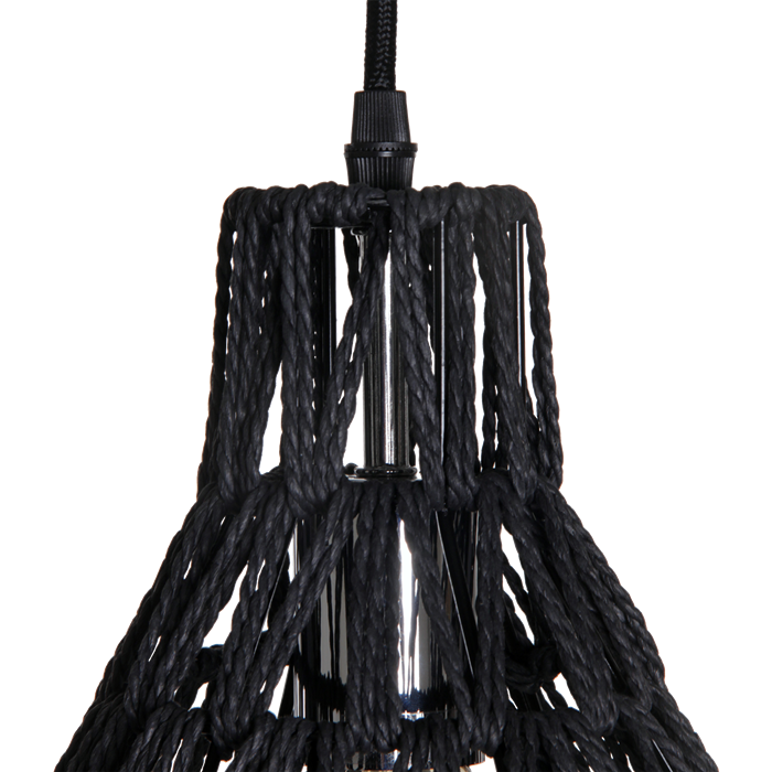 Hanglamp Lauri 30cm zwart - Afbeelding 2