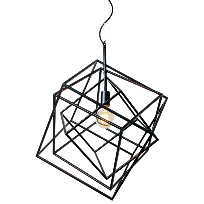 Hanging lamp Diamond black - Afbeelding 2