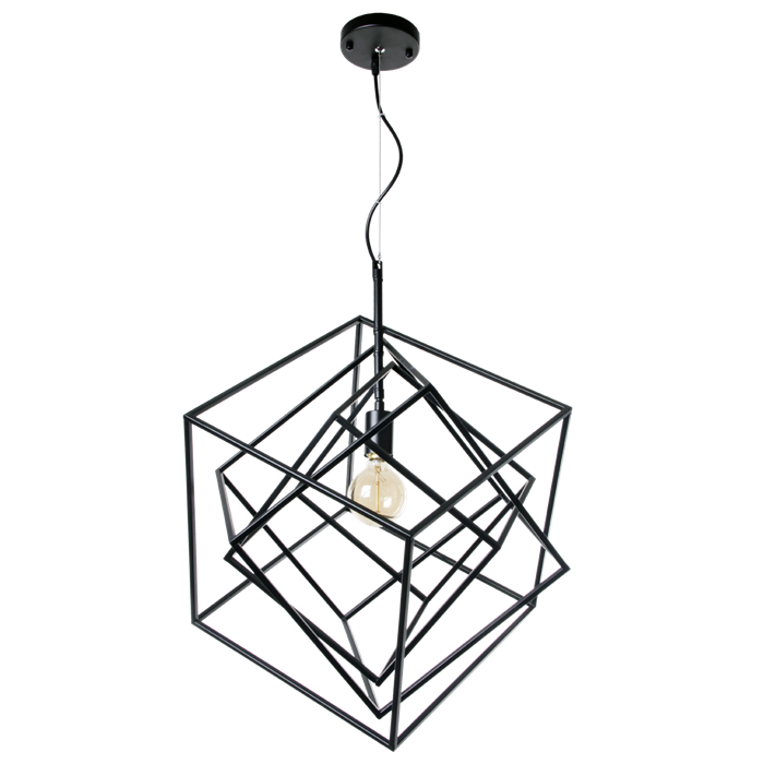 Hanging lamp Diamond black