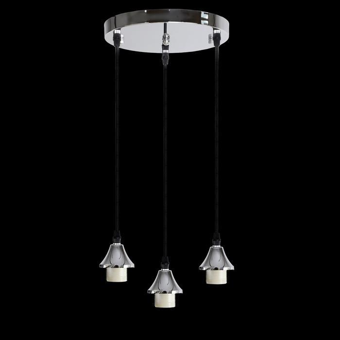 Hanglamp Vilmar 3 lichts chroom - Afbeelding 3