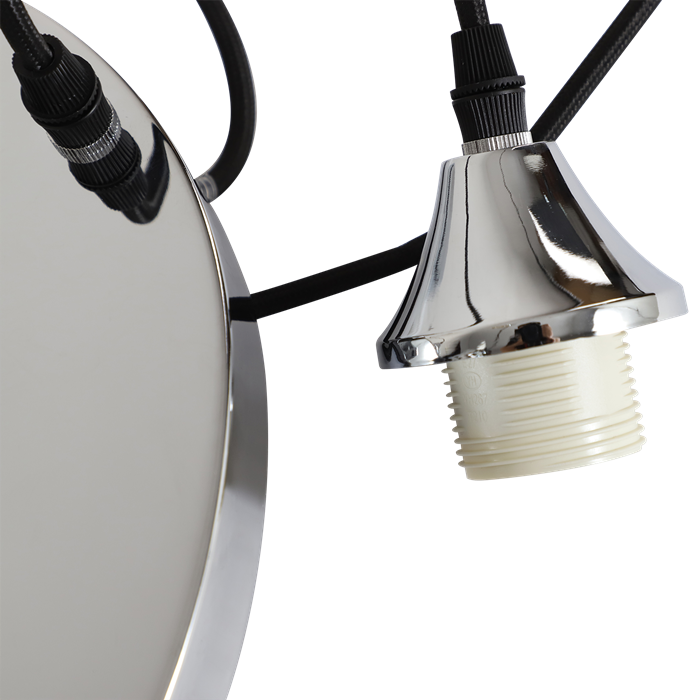 Hanglamp Vilmar 3 lichts chroom - Afbeelding 4