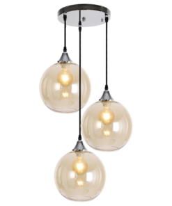 Hanglamp Vilmar 3 lichts chroom