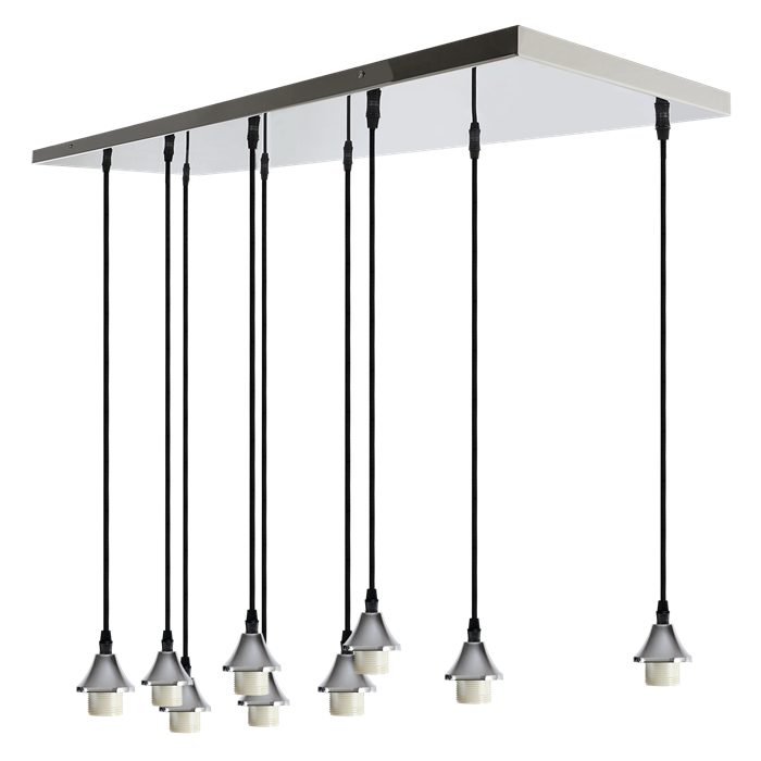 Hanging lamp Vilmar 9-L chrome - Afbeelding 3