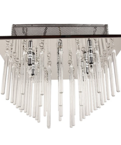 Plafoniere Palermo vierkant 40 cm 15 lichts halogeen