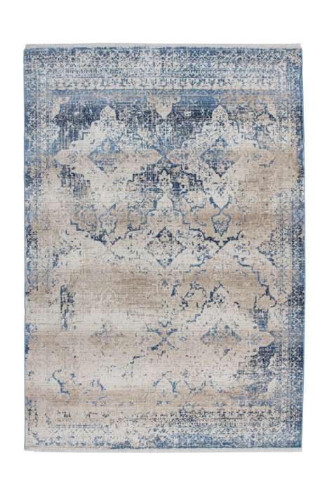 Antigua 500 creme/blauw 160x230cm