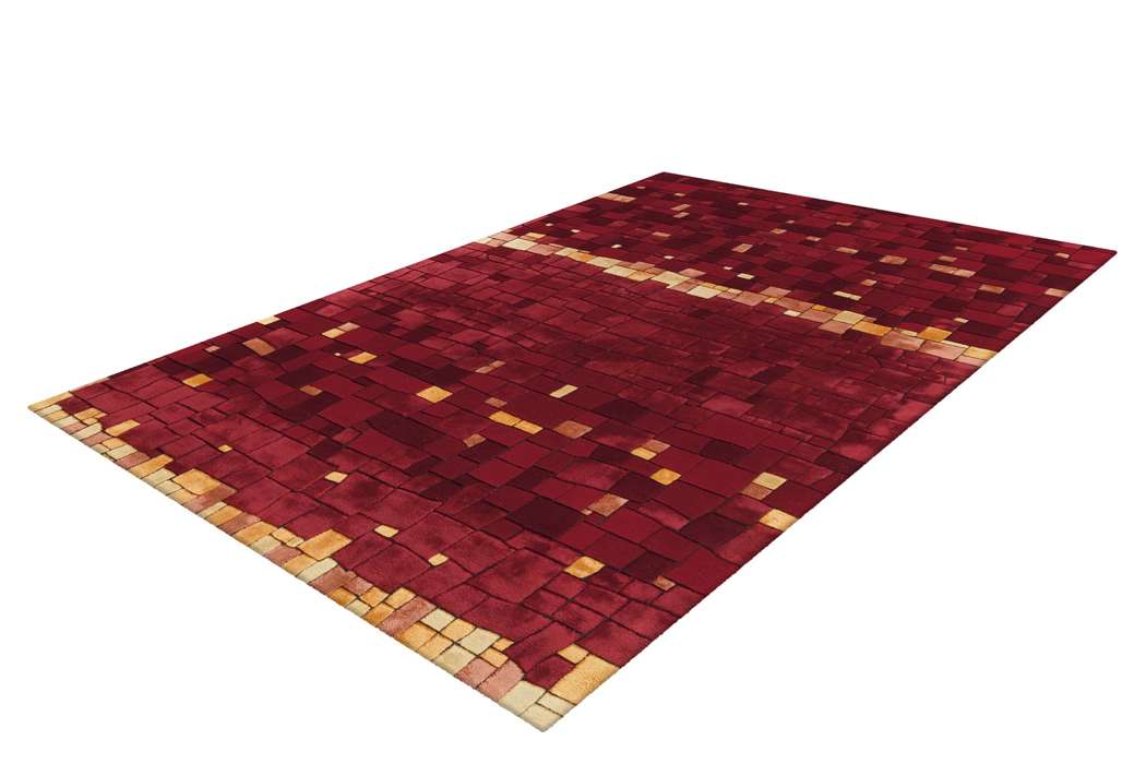 Diamond 8036 bordeaux 170x240cm - Afbeelding 4