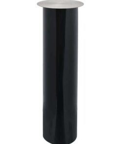 Floor Candle Holder Art Deco 195 dark green / silver