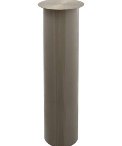 Floor Candle Holder Art Deco 195 taupe / gold