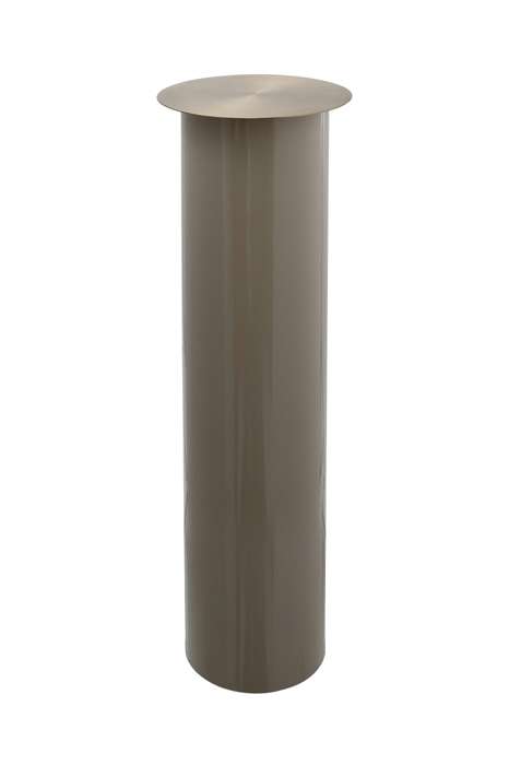 Floor Candle Holder Art Deco 195 taupe / gold