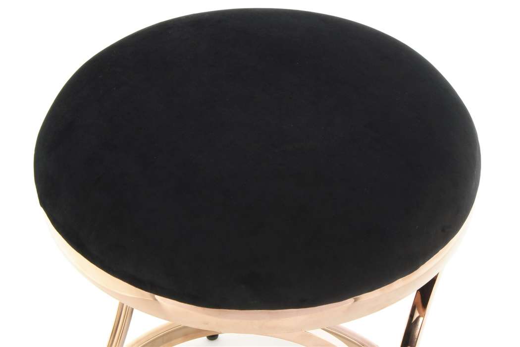 Hocker Weyda 325 zwart / Roségoud - Afbeelding 3