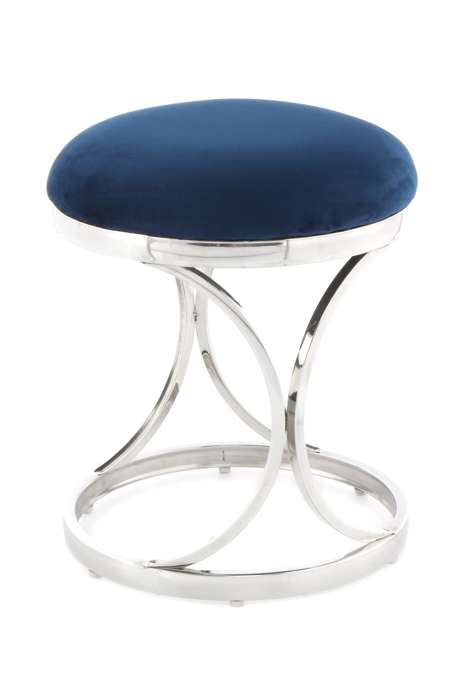 Hocker Weyda 325 blauw / Silber