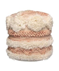 Pouf Bohist 225 pink / cream 35cm x 35cm