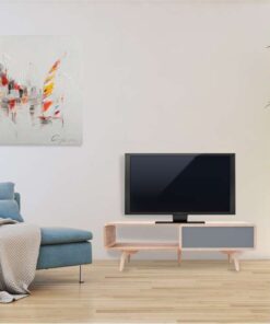Alternative view of TV Stand Addison I ash / grey