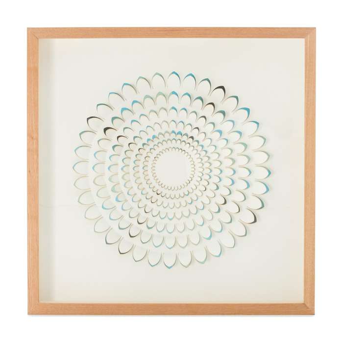 Schilderij Papierkunst Circle I 60x60cm