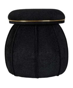 Stool Corin 135 Black / Gold