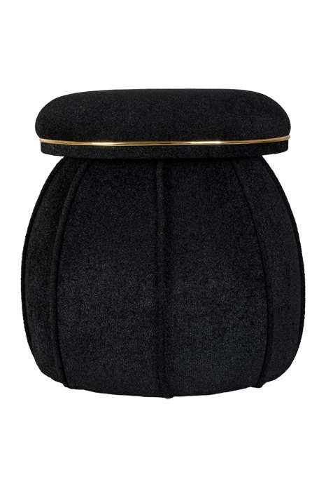 Stool Corin 135 Black / Gold