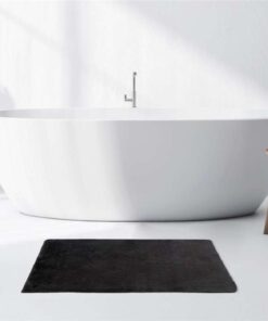 Alternative view of Badmat Rabbit light 65x100cm donker grijs