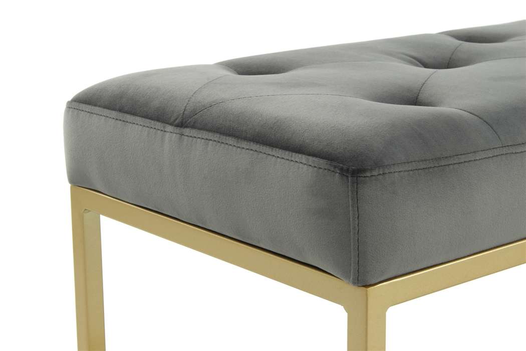 Bench Cameron 125 grey / gold - Afbeelding 3