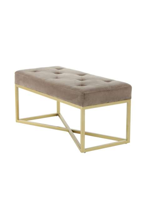 Bench Cameron 125 taupe / gold