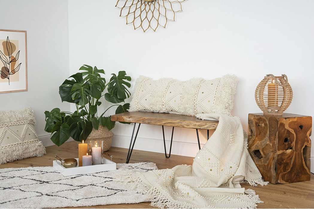 Cushion Bohist 525 Cream 35cm x 95cm - Afbeelding 3