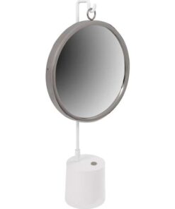 Table mirror Eleganca 225 white / silver