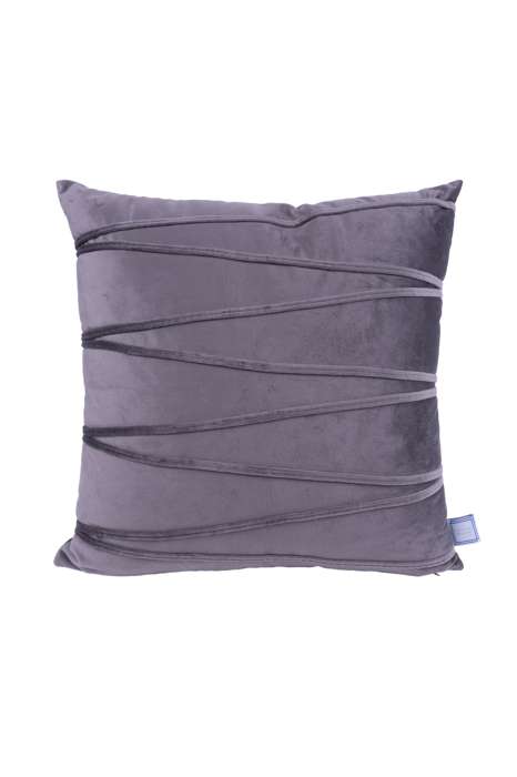 Decorative cushions & blanket Paulina 125 set of 2 graphite - Afbeelding 2