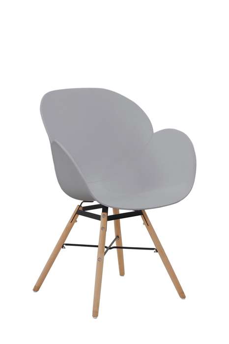 Stoel Amalia 110 set van 2 grijs
