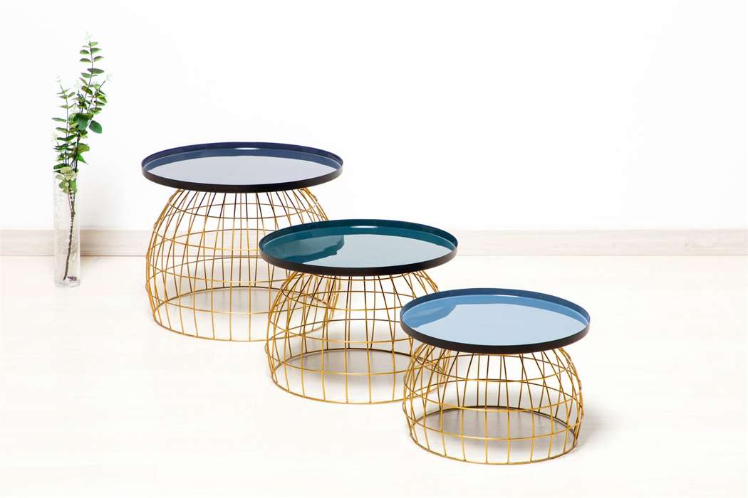 Sidetable Set Laudatio 360 blauw/petrol/grijs - Afbeelding 2