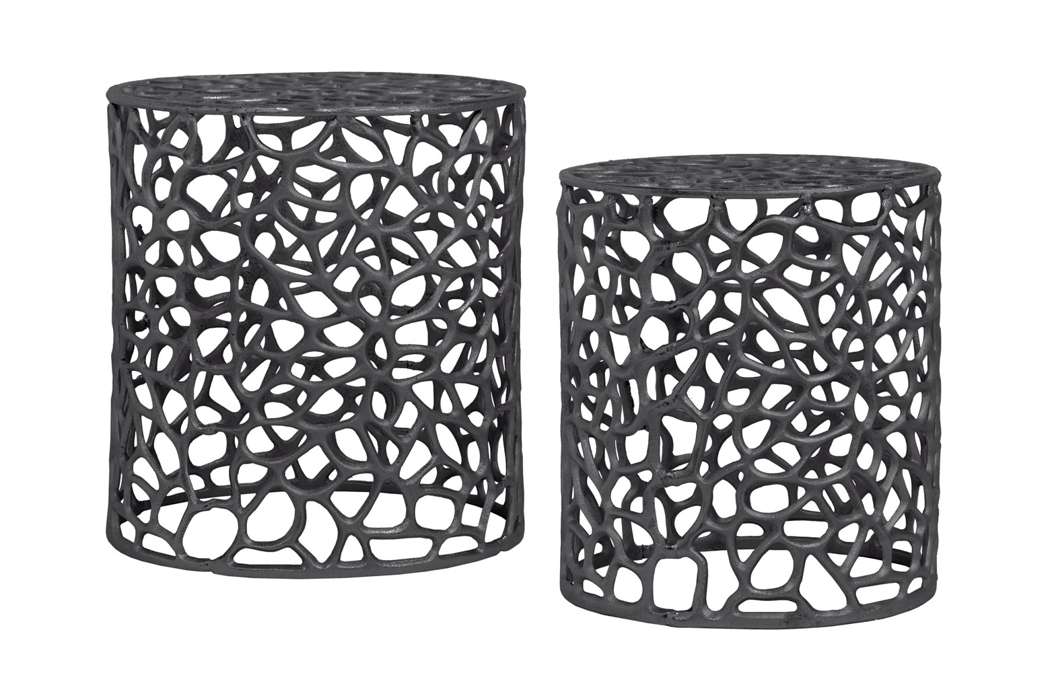 Bijzettafel set v 2 Delta 225 zwart